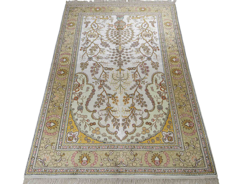 Čínské hedvábí Koberec 183x124cm - Orientální koberec