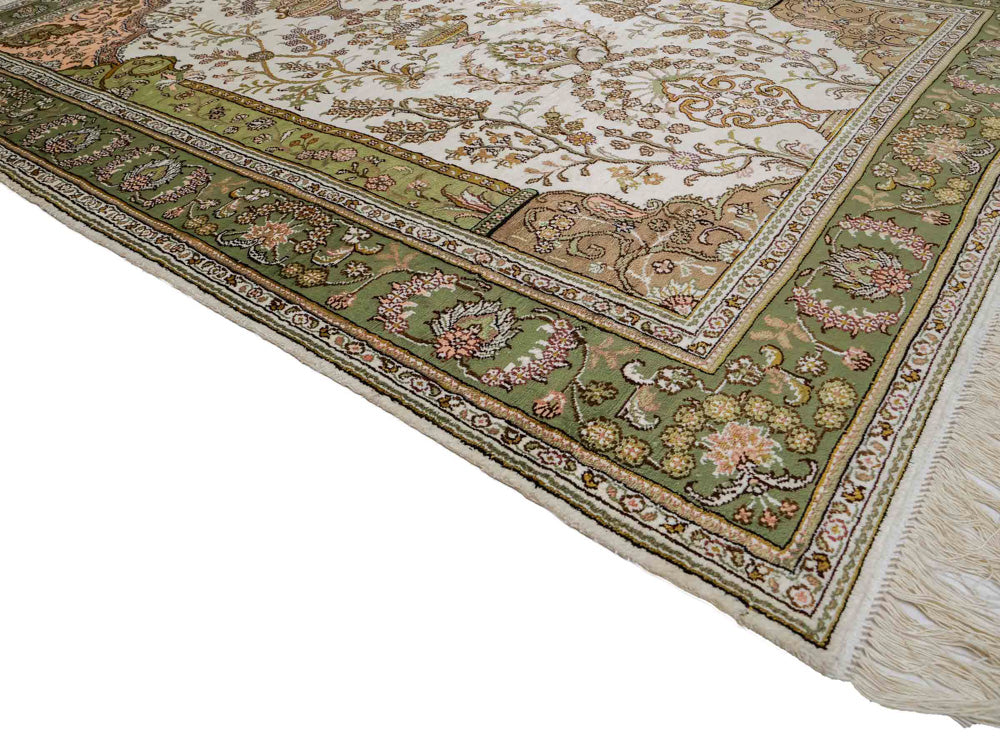 Čínské hedvábí Koberec 181x123cm - Orientální koberec