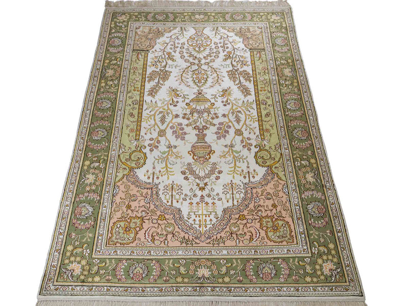 Čínské hedvábí Koberec 181x123cm - Orientální koberec