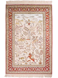 Čínské hedvábí Koberec 193x121cm - Orientální koberec – product image