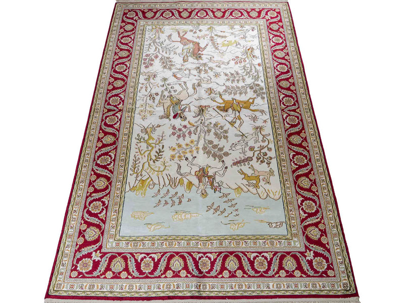 Čínské hedvábí Koberec 180x123cm - Orientální koberec