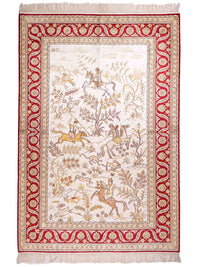 Čínské hedvábí Koberec 127x185cm - Orientální koberec – product image