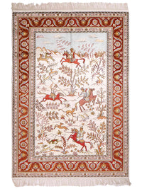 Čínské hedvábí Koberec 184x125cm - Orientální koberec – product image