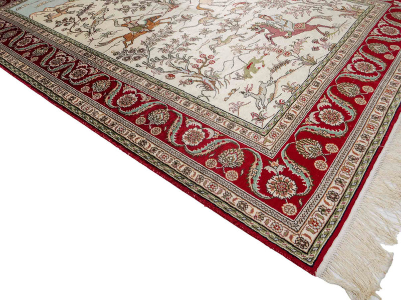 Čínské hedvábí Koberec 180x124cm - Orientální koberec