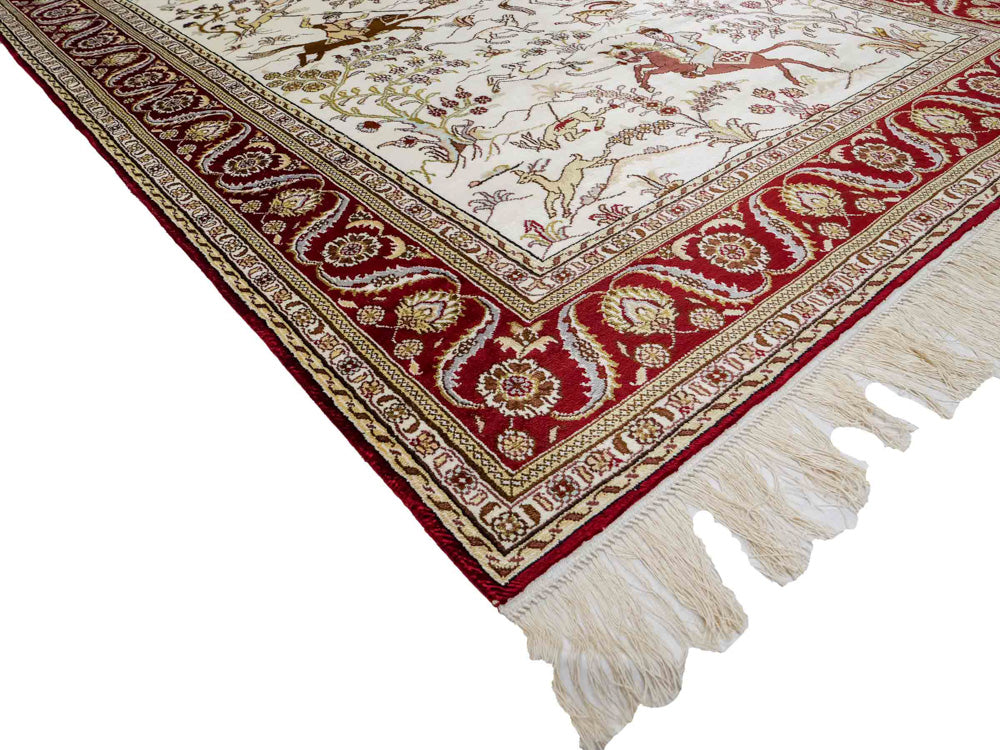 Čínské hedvábí Koberec 185x124cm - Orientální koberec