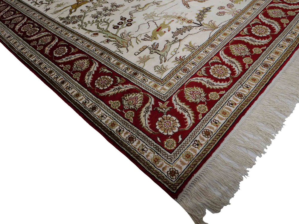 Čínské hedvábí Koberec 183x126cm - Orientální koberec