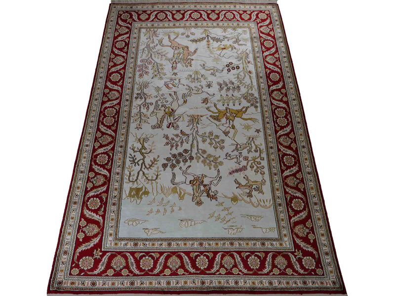 Čínské hedvábí Koberec 183x126cm - Orientální koberec
