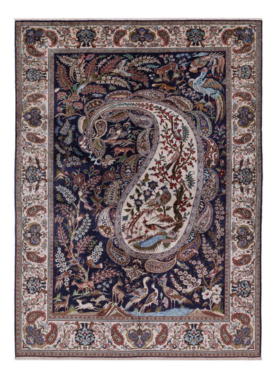 Qom Koberec 140x195cm - Perský koberec