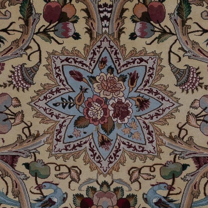 Tabriz - 50 Raj Koberec 200x200cm - Perský koberec