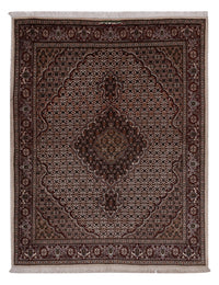 Perský koberec - Tabríz - 203 x 155 cm - tmavě béžová – product image