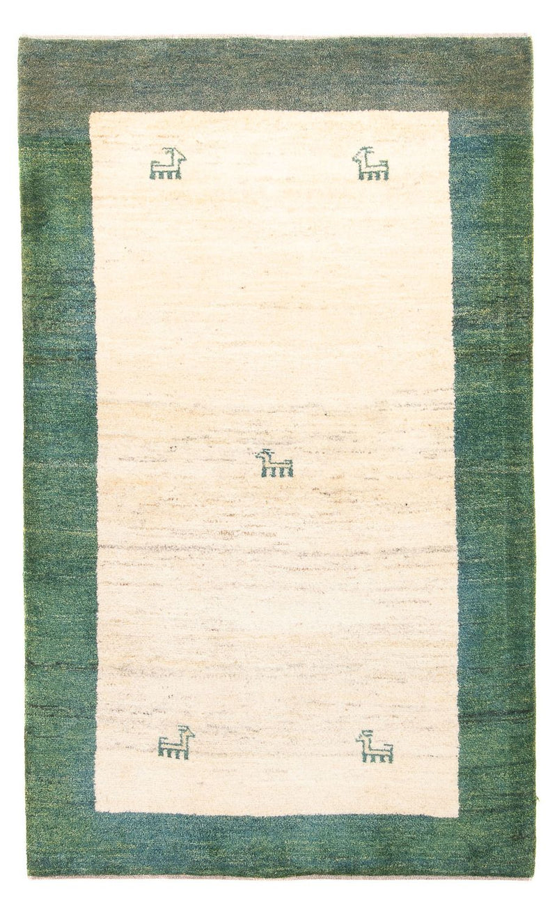 Perský Gabbeh Koberec 99x172cm - Perserteppich Wollteppich - zelená