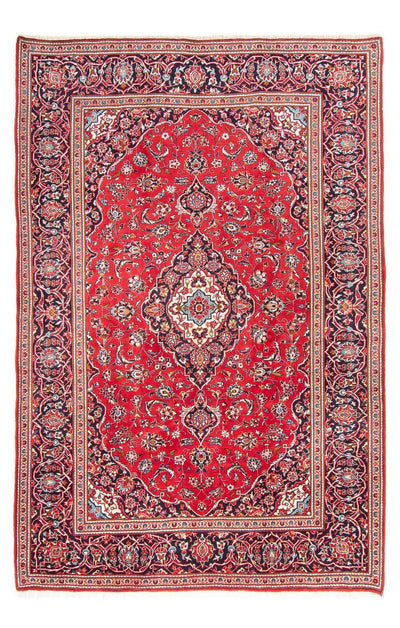 Kashan Koberec 202x304cm - Perský koberec - červená