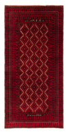 Balúčský koberec 92x198cm - Perský koberec - Běhoun / Červená / 92 x 198 cm Běhoun