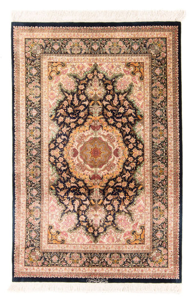 Qom hedvábí Koberec 102x152cm - Perský koberec