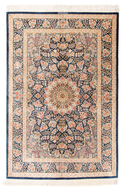 Qom hedvábí Koberec 100x152cm - Perský koberec
