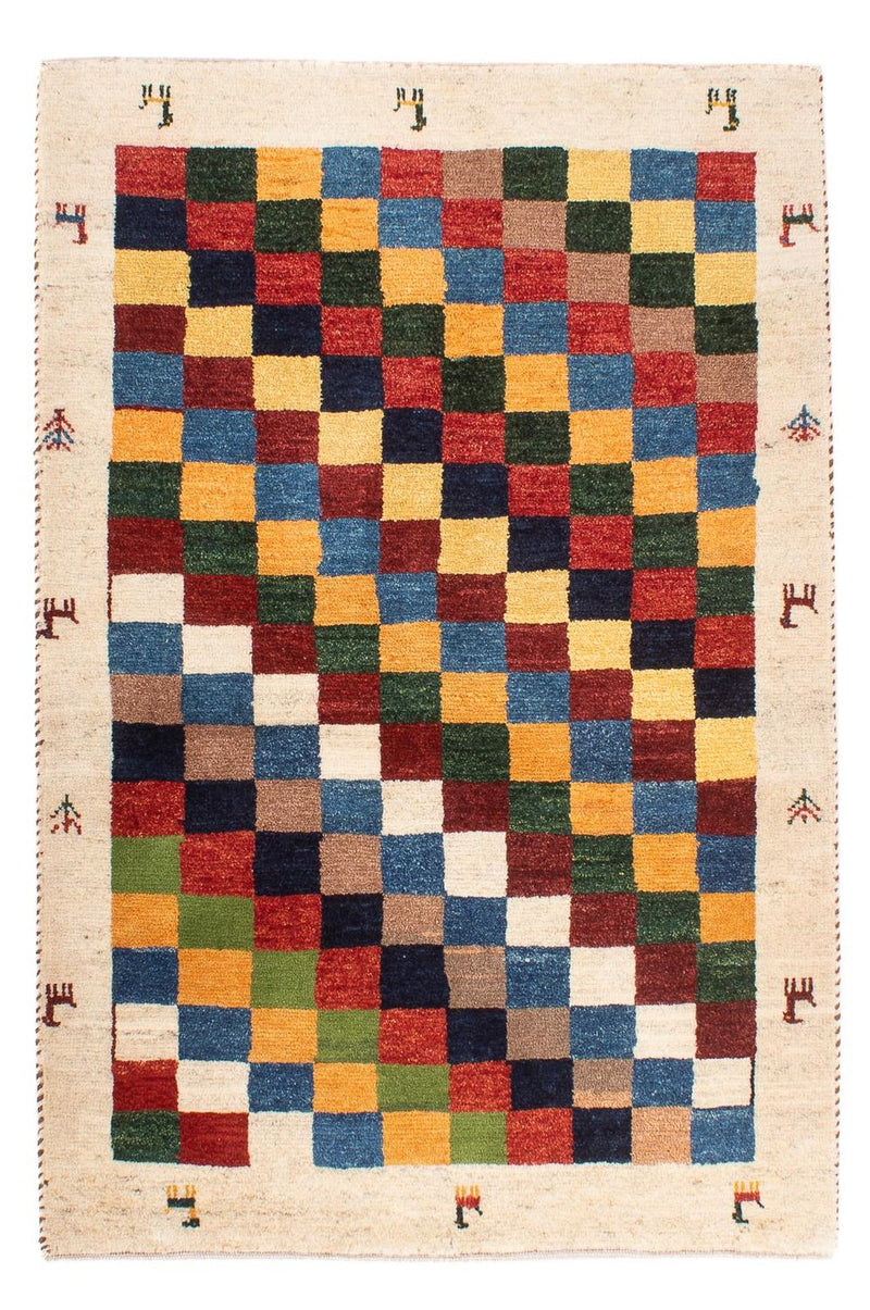 Gabbeh Koberec - Perský - 125 x 86 cm - vícebarevné