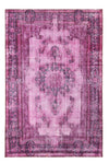 Vintage koberec 183x268cm - Obdélníkový / Lila / 183 x 268 cm Obdélníkový
