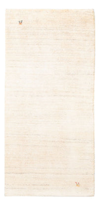 Perský Gabbeh Koberec 73x146cm - Perserteppich Wollteppich - přírodní bílá – product image