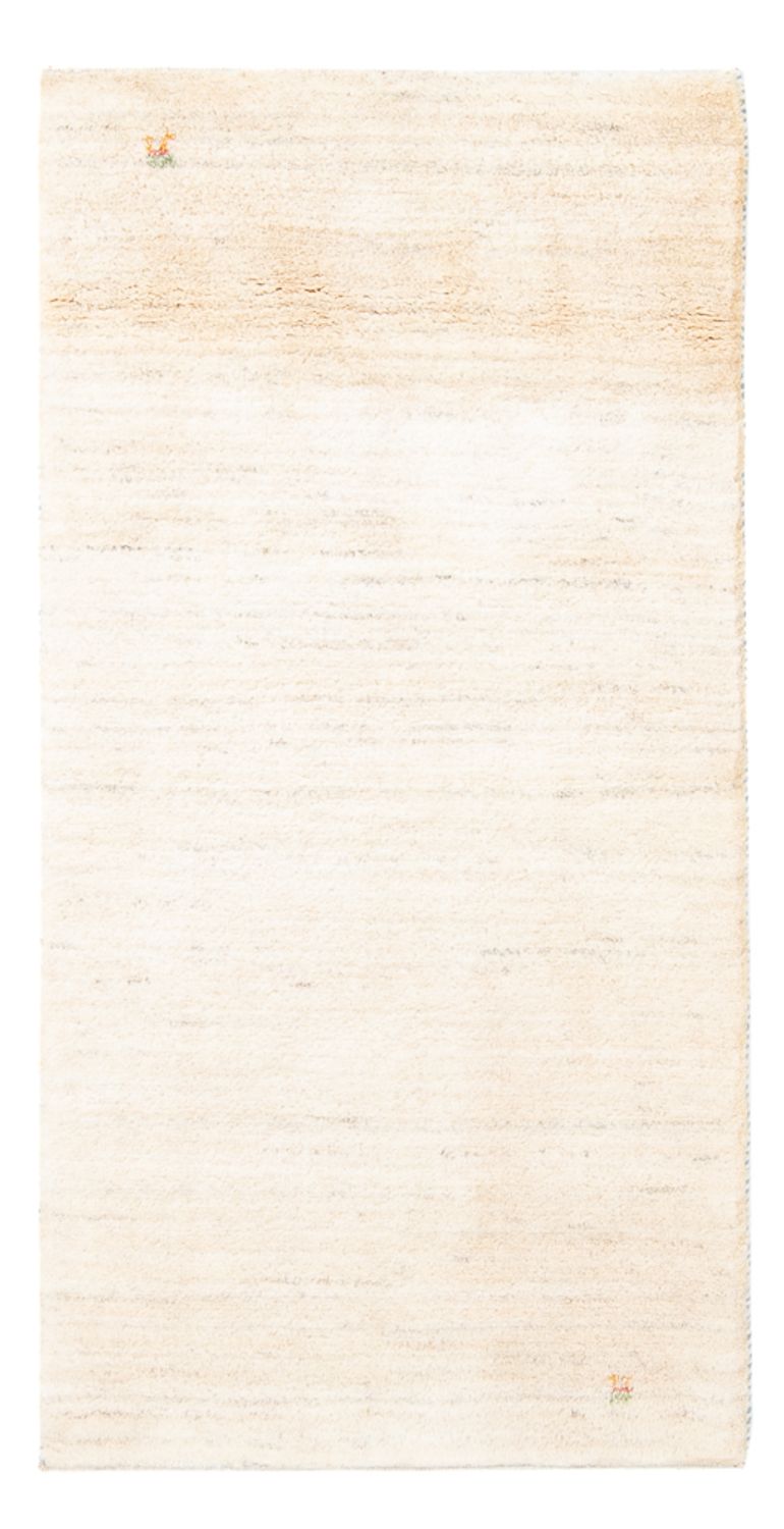 Perský Gabbeh Koberec 71x144cm - Perserteppich Wollteppich - přírodní bílá