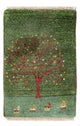 Perský Gabbeh Koberec 60x40cm - Perserteppich Wollteppich
