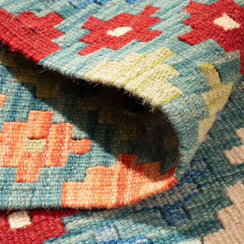 Kilim Maimana Koberec 88x90cm - Vlněný koberec