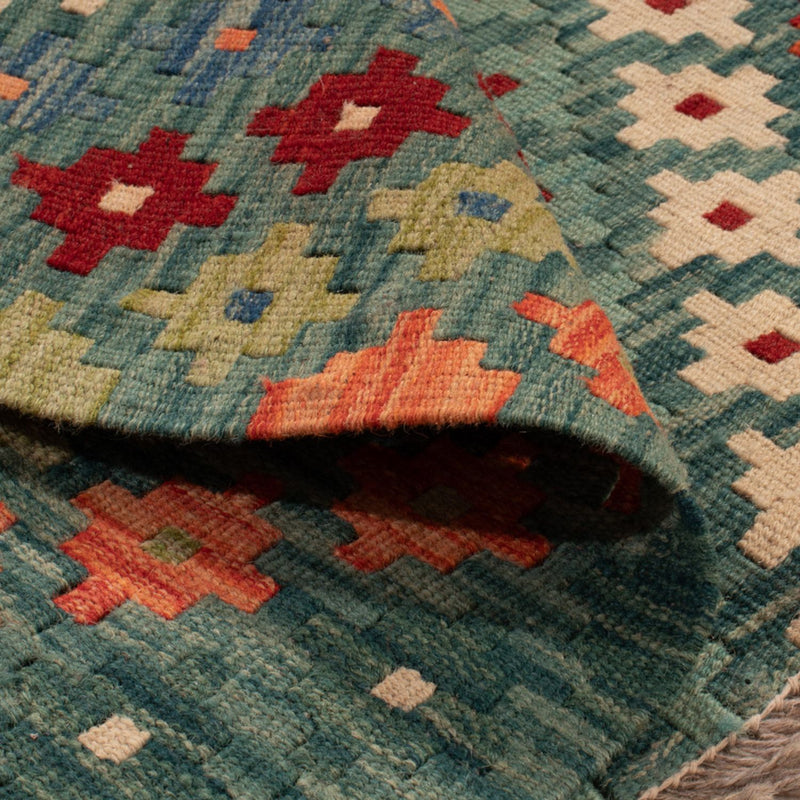 Kilim Maimana Koberec 88x90cm - Vlněný koberec