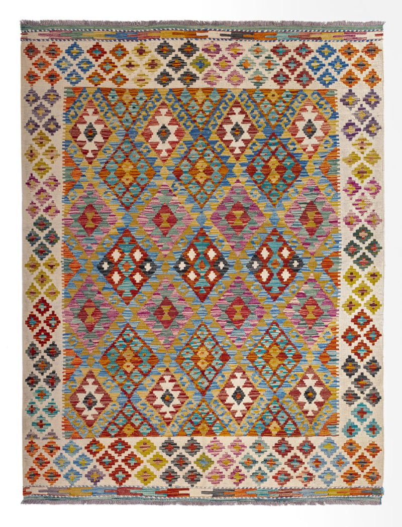 Kilim Maimana Koberec 197x150cm - Vlněný koberec