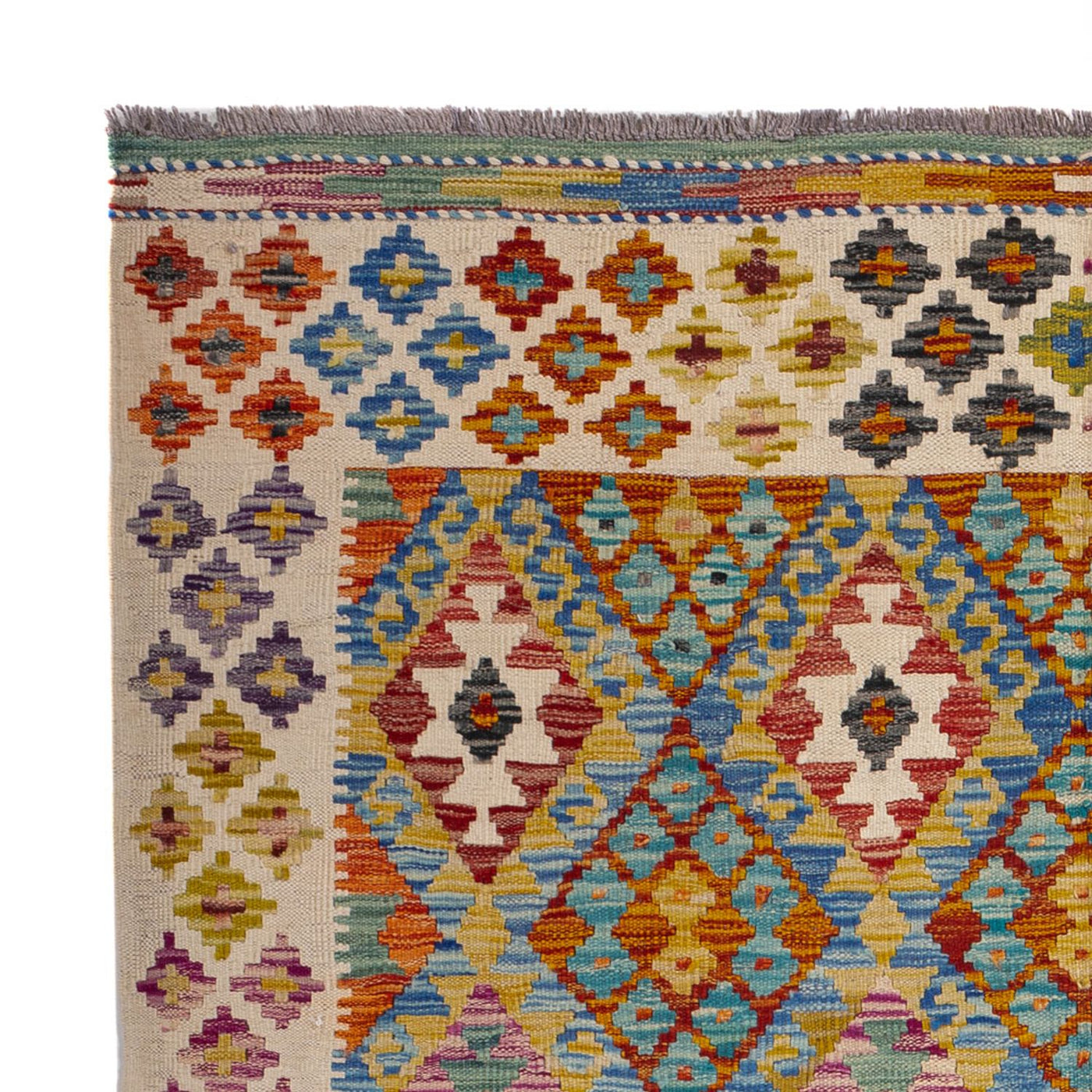 Kilim Maimana Koberec 197x150cm - Vlněný koberec