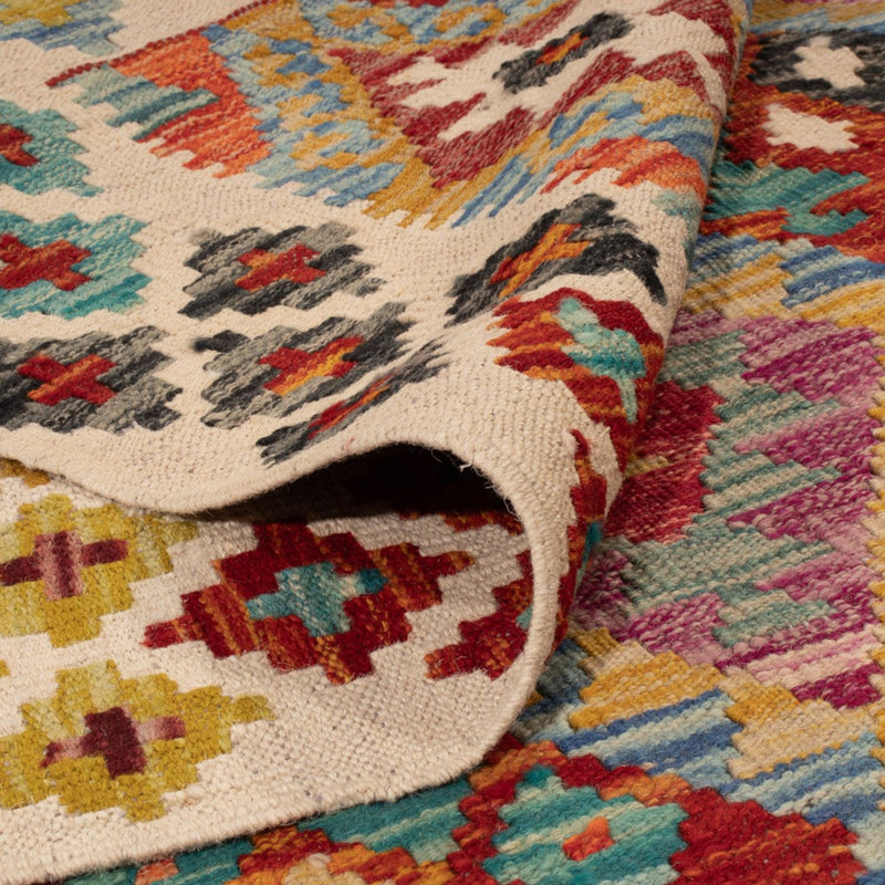 Kilim Maimana Koberec 197x150cm - Vlněný koberec