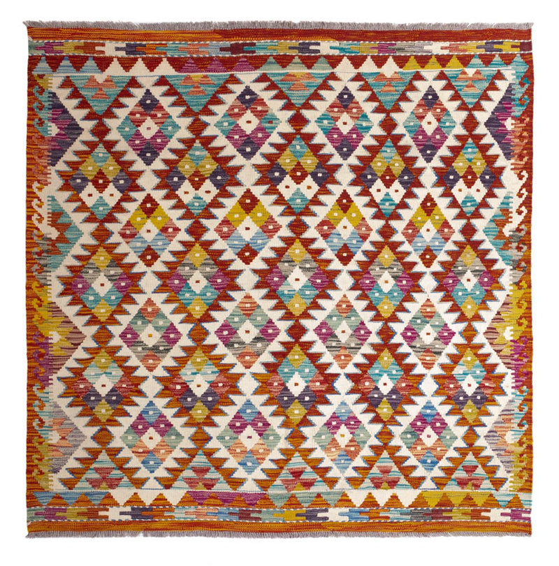 Kilim Maimana Koberec 152x152cm - Vlněný koberec