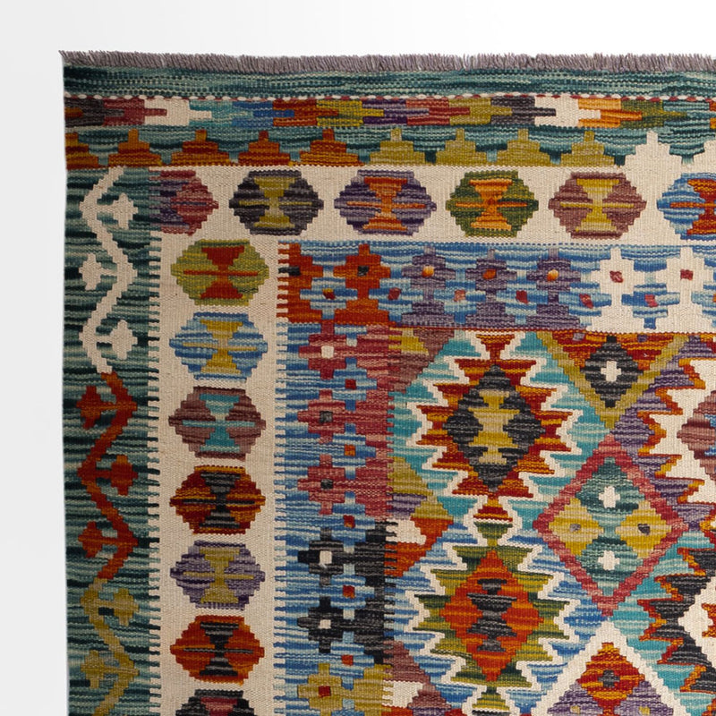Kilim Maimana Koberec 154x154cm - Vlněný koberec
