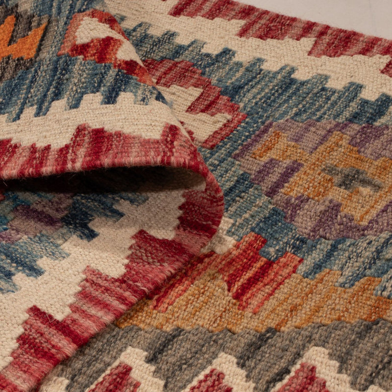 Kilim Maimana Koberec 79x243cm - Vlněný koberec