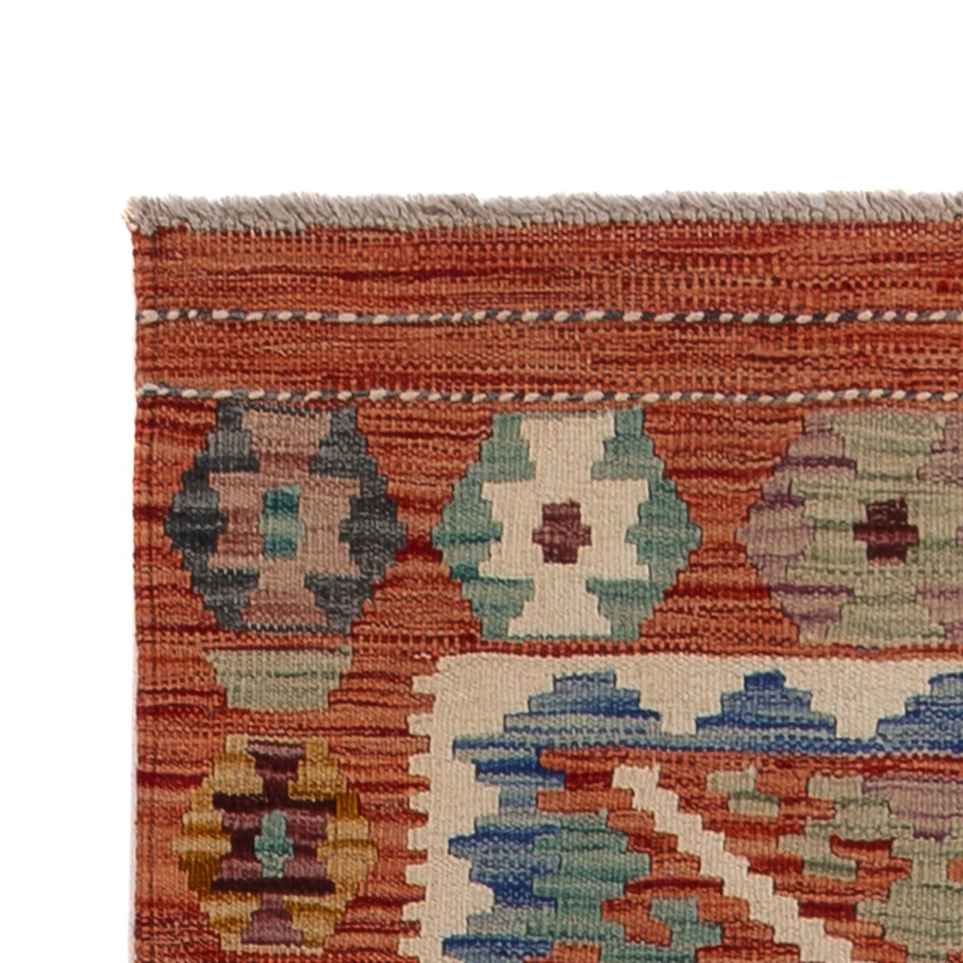 Kilim Maimana Koberec 246x76cm - Vlněný koberec