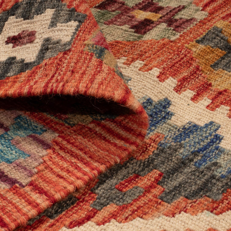 Kilim Maimana Koberec 246x76cm - Vlněný koberec
