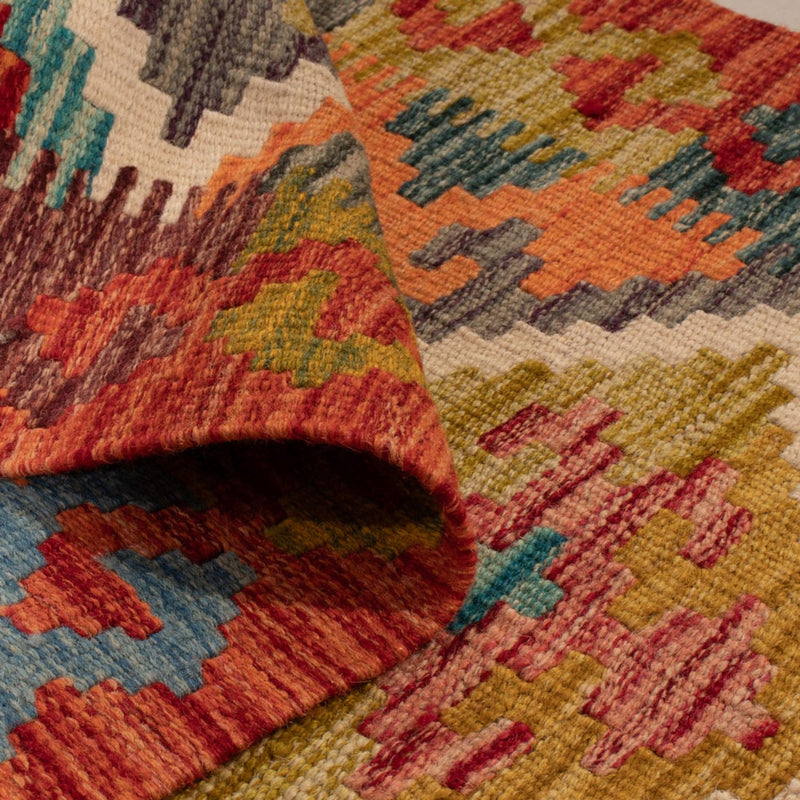 Kilim Maimana Koberec 127x82cm - Vlněný koberec