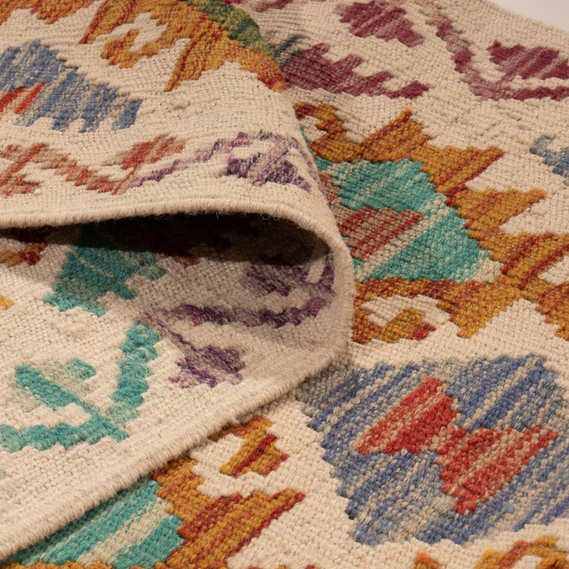 Kilim Maimana Koberec 81x301cm - Vlněný koberec