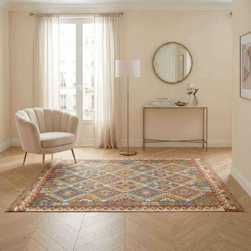 Kilim Maimana Koberec 153x246cm - Vlněný koberec