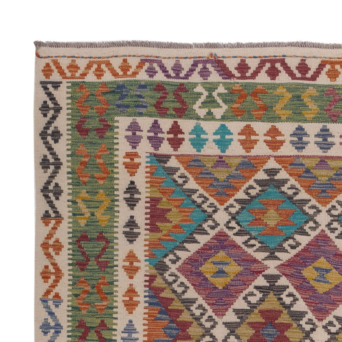 Kilim Maimana Koberec 196x305cm - Vlněný koberec