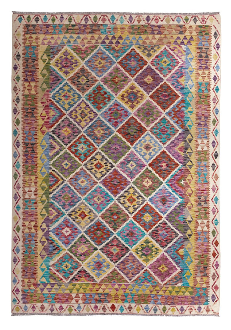 Kilim Maimana Koberec 206x285cm - Vlněný koberec
