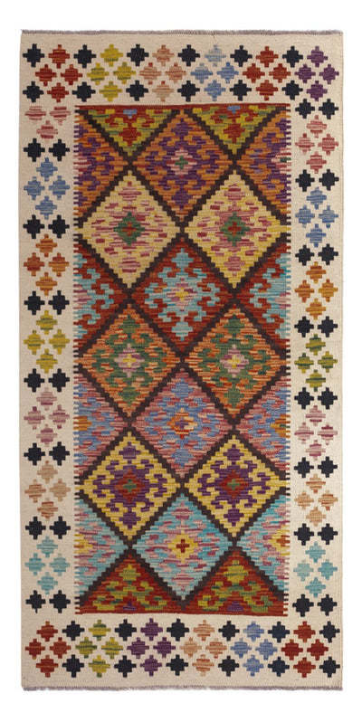 Kilim Maimana Koberec 101x199cm - Vlněný koberec