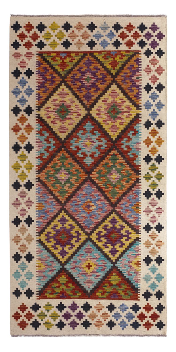 Kilim Maimana Koberec 101x199cm - Vlněný koberec