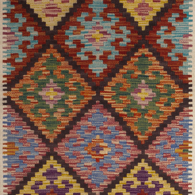 Kilim Maimana Koberec 101x199cm - Vlněný koberec