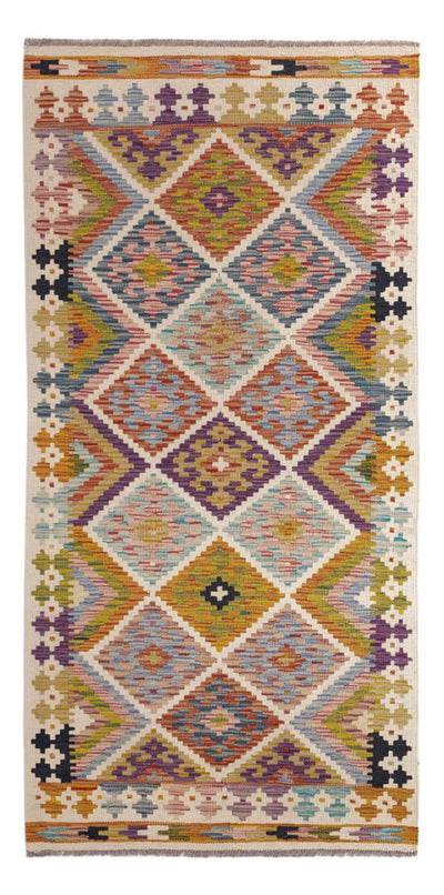 Kilim Maimana Koberec 95x195cm - Vlněný koberec