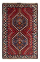 Qashqai Koberec 84x133cm - Perský koberec - tmavě červená