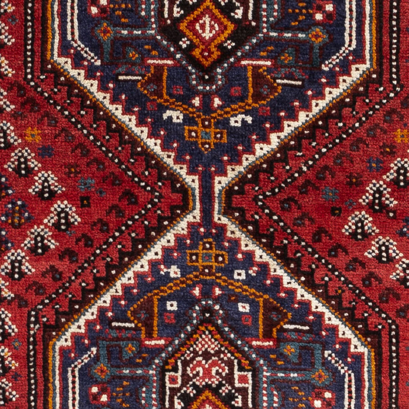 Qashqai Koberec 84x133cm - Perský koberec - tmavě červená