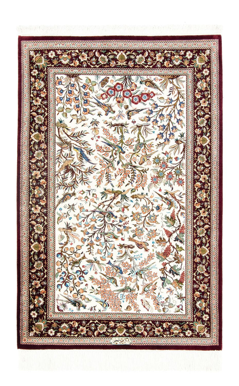 Qom hedvábí Koberec 80x123cm - Perský koberec