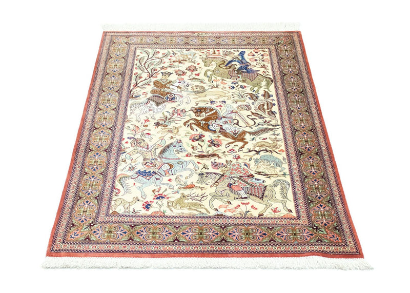 Qom hedvábí Koberec 77x121cm - Perský koberec