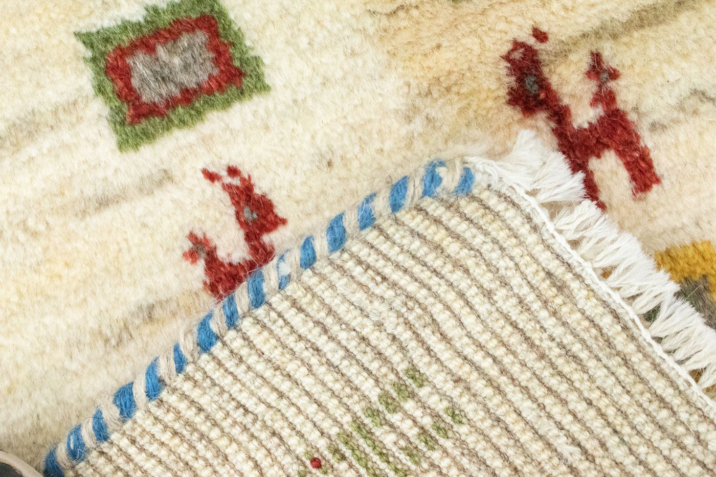 Perský Gabbeh Koberec 60x40cm - Perserteppich Wollteppich