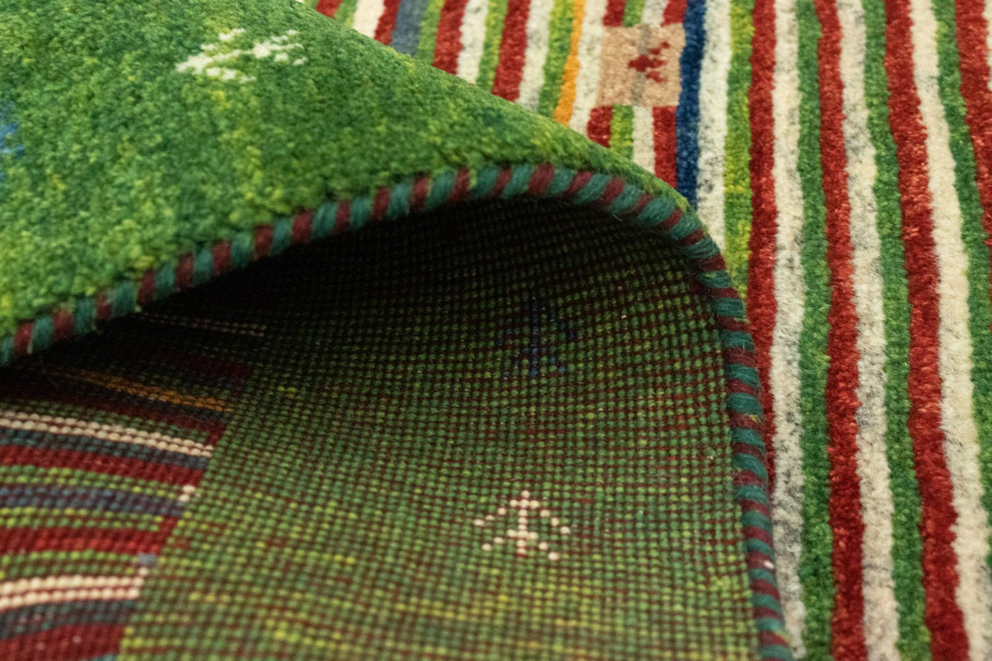 Perský koberec - Nomádský - 126 x 80 cm - vícebarevné