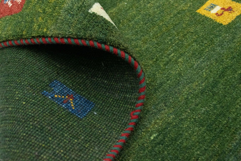 Perský koberec - Nomádský - 120 x 80 cm - zelená